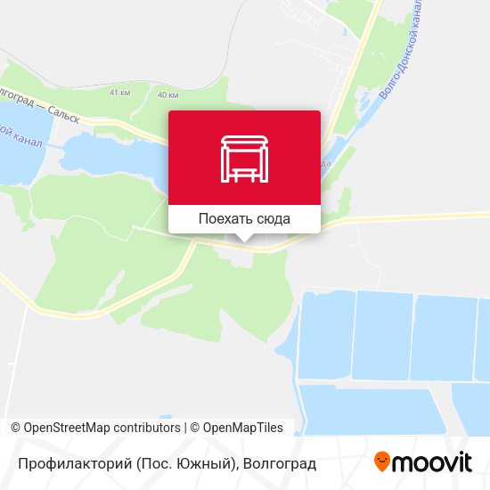 Карта Профилакторий (Пос. Южный)