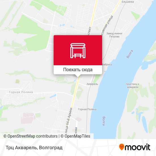 Карта Трц Акварель