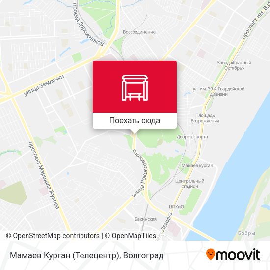 Карта Мамаев Курган (Телецентр)