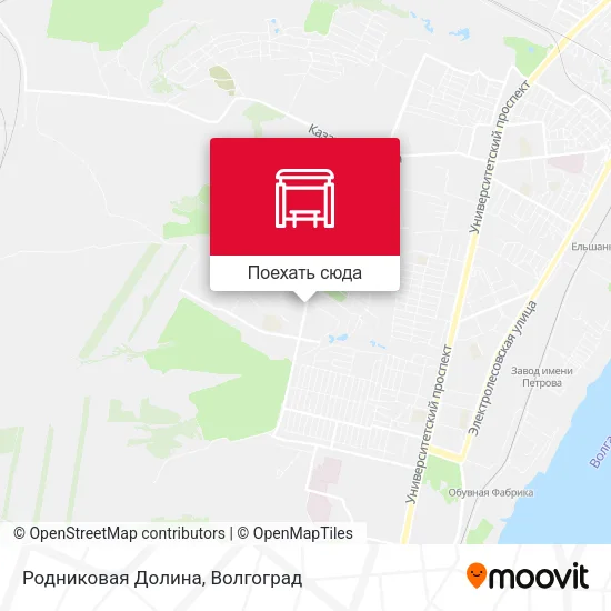 Карта Родниковая Долина