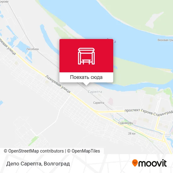 Карта Депо Сарепта