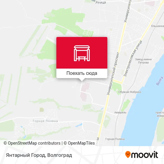 Карта Янтарный Город