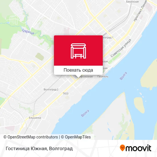 Карта Гостиница Южная