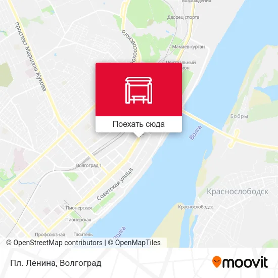 Карта Пл. Ленина