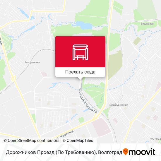 Карта Дорожников Проезд (По Требованию)