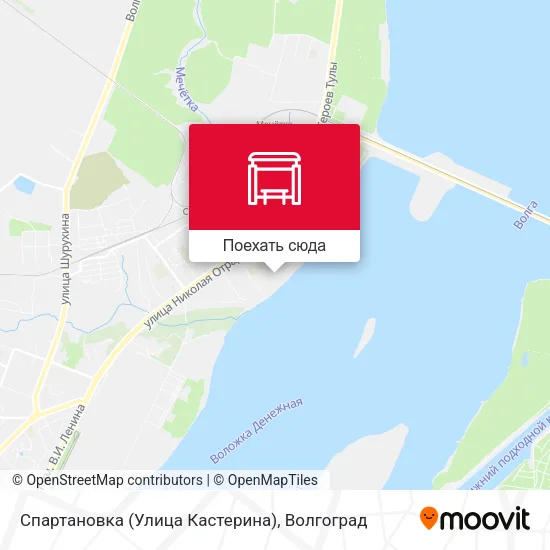 Карта Спартановка (Улица Кастерина)