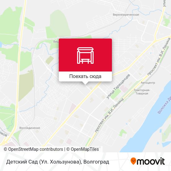 Карта Детский Сад (Ул. Хользунова)