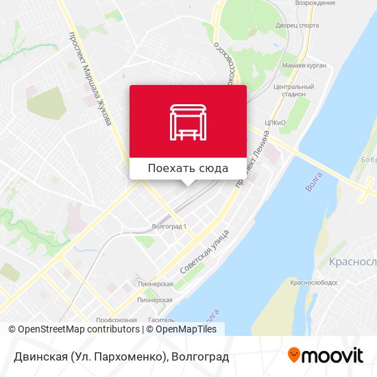 Карта Двинская (Ул. Пархоменко)