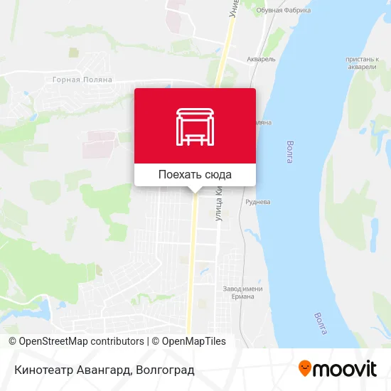 Карта Кинотеатр Авангард