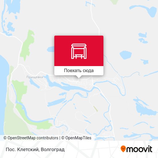 Карта Пос. Клетский