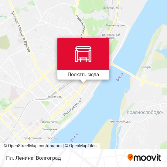 Карта Пл. Ленина