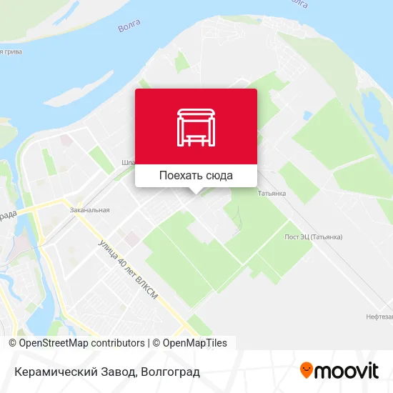 Карта Керамический Завод