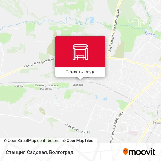 Карта Станция Садовая