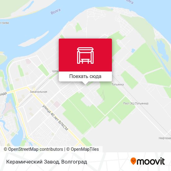 Карта Керамический Завод
