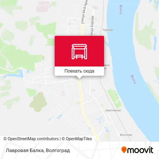 Карта Лавровая Балка