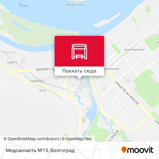 Карта Медсанчасть №15