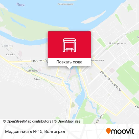 Карта Медсанчасть №15