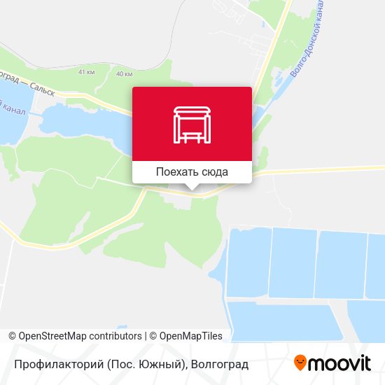 Карта Профилакторий (Пос. Южный)