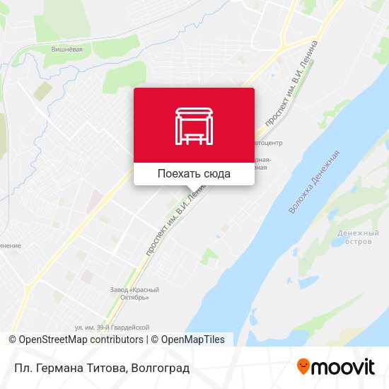 Карта Пл. Германа Титова
