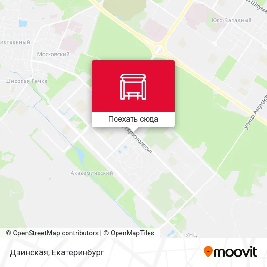 Карта Двинская