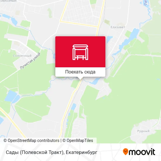 Карта Сады (Полевской Тракт)