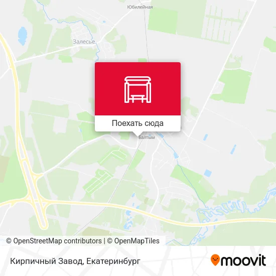 Карта Кирпичный Завод