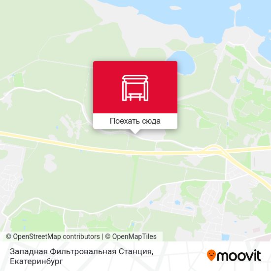 Карта Западная Фильтровальная Станция