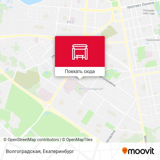 Карта Волгоградская