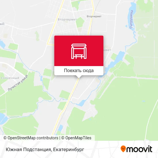 Карта Южная Подстанция