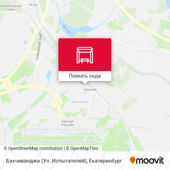 Карта Бахчиванджи (Ул. Испытателей)