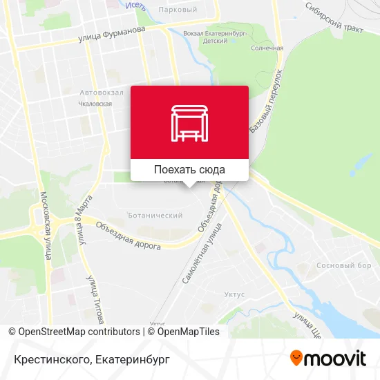 Карта Крестинского