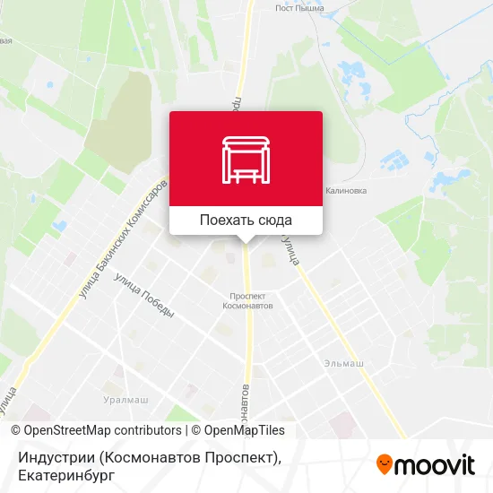 Карта Индустрии (Космонавтов Проспект)