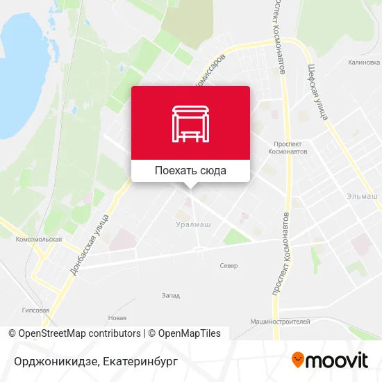 Карта Орджоникидзе