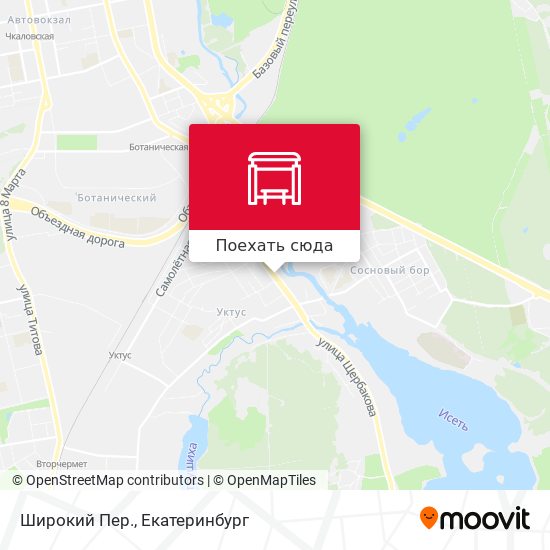Карта Широкий Пер.