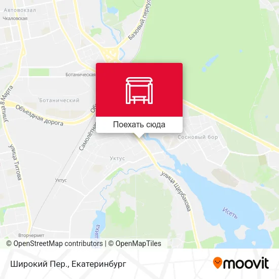 Карта Широкий Пер.