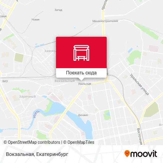 Карта Вокзальная