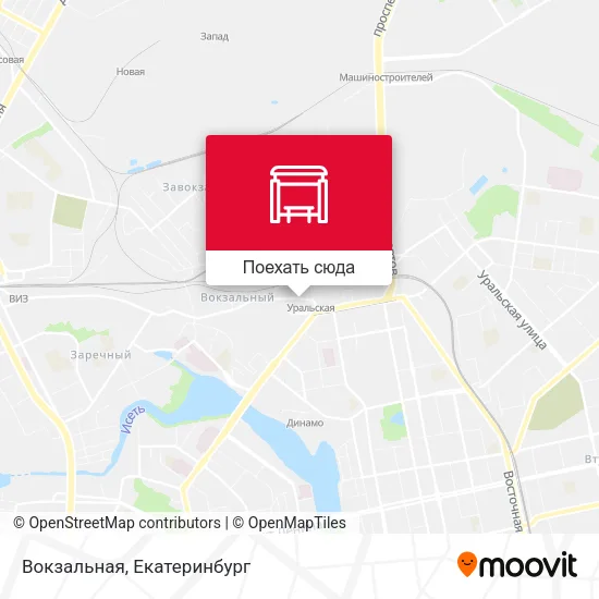 Карта Вокзальная