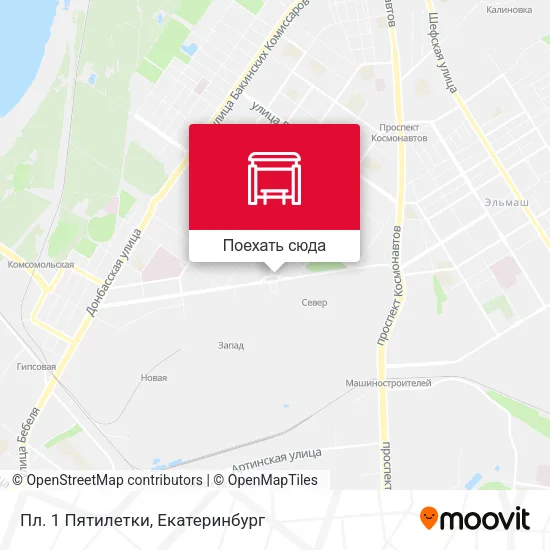 Карта Пл. 1 Пятилетки