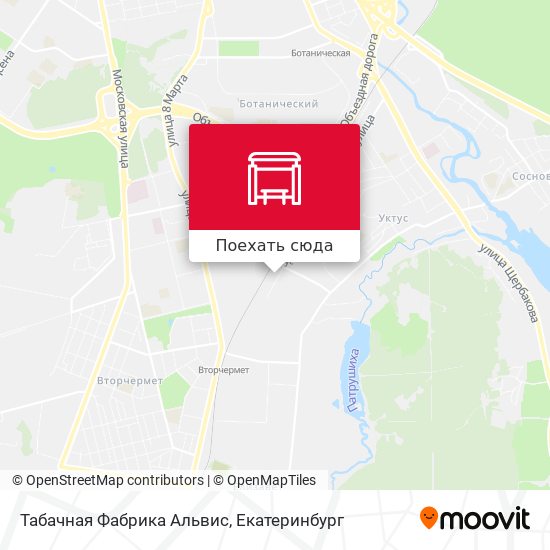 Карта Табачная Фабрика Альвис