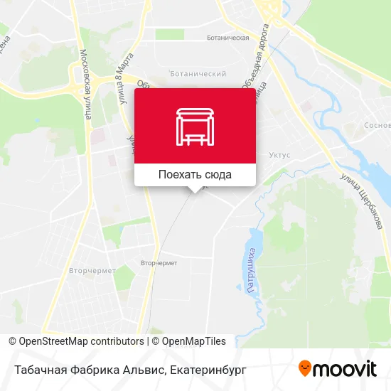 Карта Табачная Фабрика Альвис