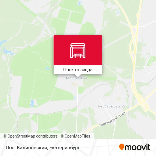 Карта Пос. Калиновский
