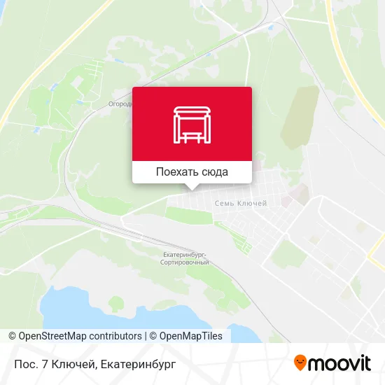 Карта Пос. 7 Ключей