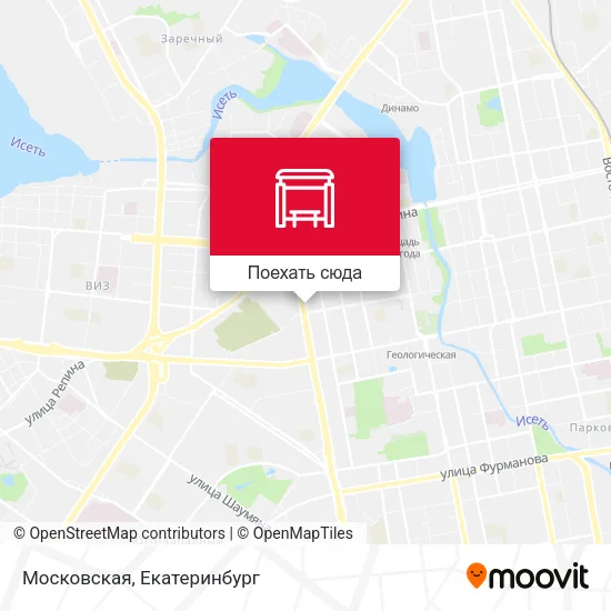 Карта Московская