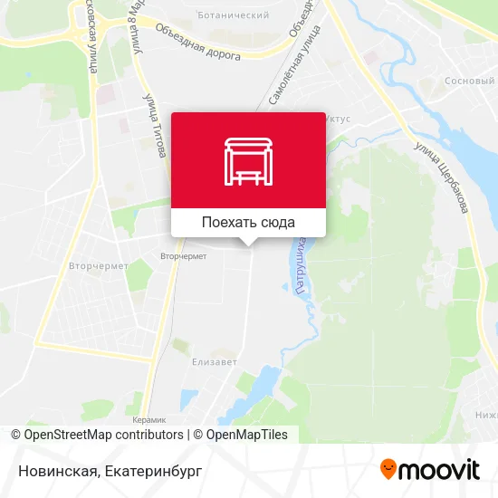 Карта Новинская