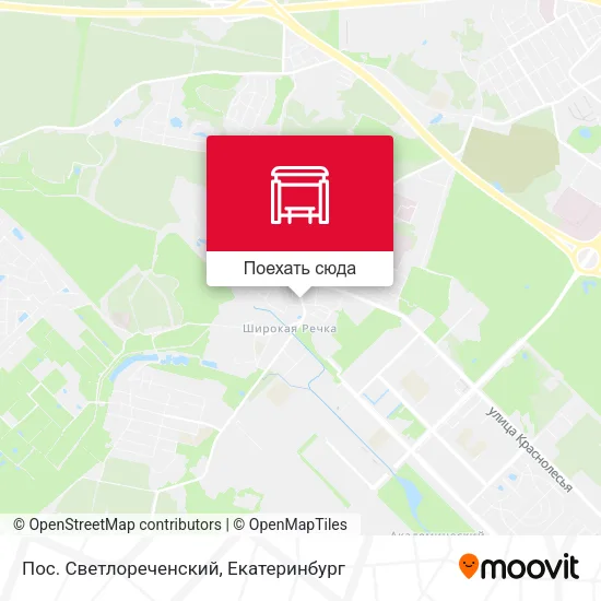 Карта Пос. Светлореченский