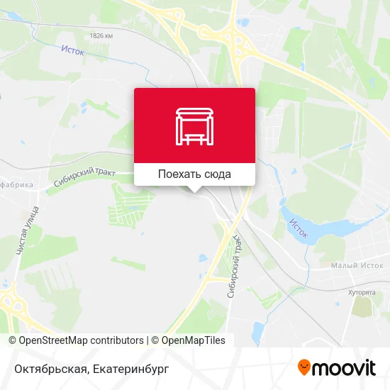 Карта Октябрьская
