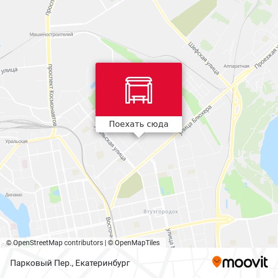 Карта Парковый Пер.