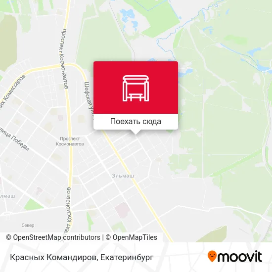 Карта Красных Командиров