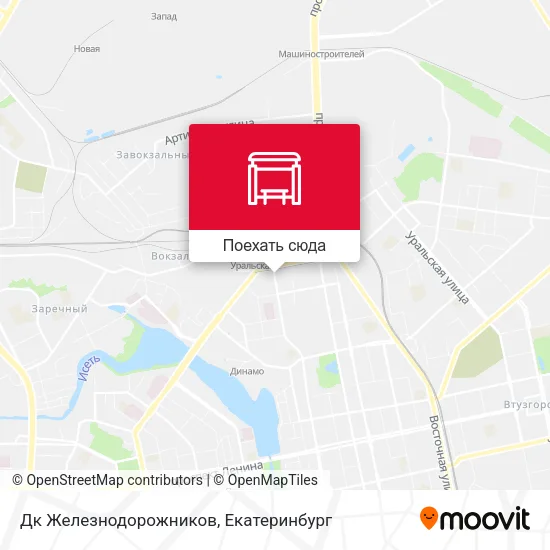 Карта Дк Железнодорожников