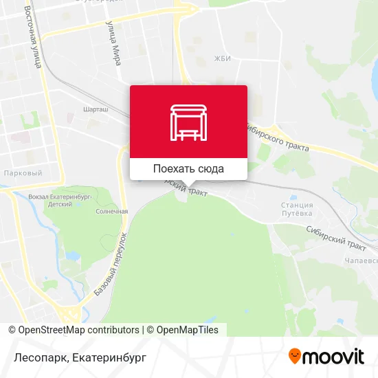 Карта Лесопарк